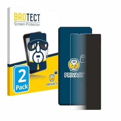 Abbildung von BROTECT (2 Stück Anti Spy Blickschutzfolie für Sony Xperia 1 III 5G Privacy Screen Protector [Displayschutz Folie, Sichtschutz, Blaulichtfilter]