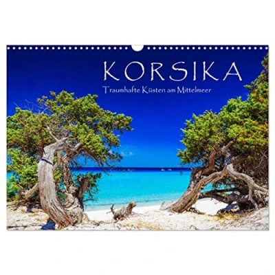 Abbildung von Korsika Traumhafte Küsten am Mittelmeer (Wandkalender 2025 DIN A3 quer), CALVENDO Monatskalender