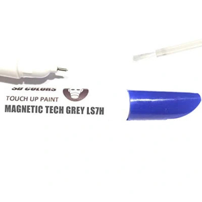 Abbildung von SD COLORS 12 ml Touch Up Farbe mit Pinsel Magnetic TECH Grey (LS7H) Kompatibel VW/Audi Kratzer, Chips und Lackreparatur.