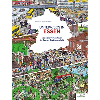 Abbildung von Unterwegs in Essen: Das große Wimmelbuch der Essener Stadtlandschaft