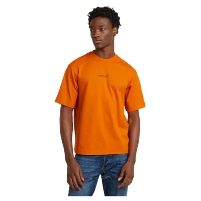 Abbildung von G Star Center Chest BOXY Tshirt basic, Herren, Größe: Large, Marmalade