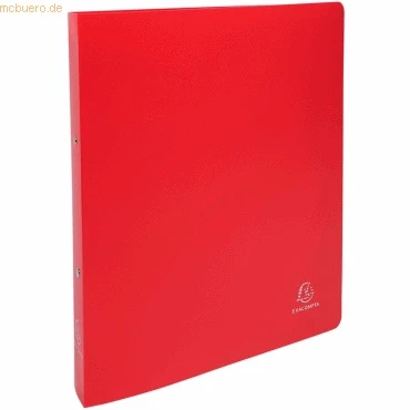 Abbildung von 15 x Exacompta Ringbuch Uni A4 Maxi PP 2 Ringe 30mm rot
