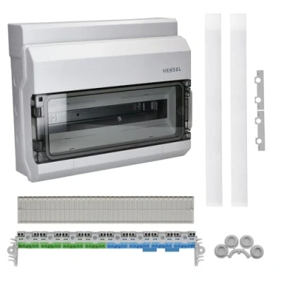 Abbildung von Hensel KV1518 18 TE KV Feuchtraum Sicherungskasten Aufputz Automatengehäuse IP 54