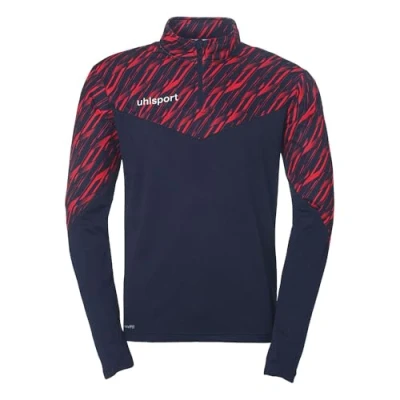 Abbildung von uhlsport Unisex Langarmshirt, Größe: XXL, Marine rot