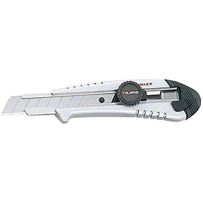 Abbildung von Tajima Cuttermesser (Cutter, Teppichmesser), 18mm Klinge, Dial Blade Lock robuste Klingenführung AC501S