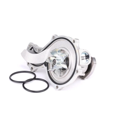 Abbildung von SKF VKPC 81410 Wasserpumpe mit Dichtungen Stahlblech für Keilrippenriementrieb VOLKSWAGEN: Golf 3 Variant, 1 Cabriolet, Cabrio kfzteile,