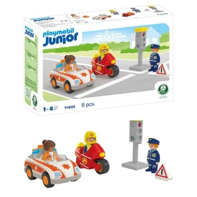 Abbildung von Playmobil® Konstruktions Spielset Helden des Alltags (71692), JUNIOR, (8 St), Made in Europe