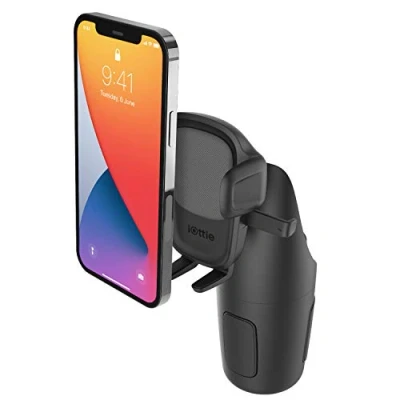 Abbildung von iOttie Easy One Touch 5 Cup Mount Handyhalterung für das Auto Getränkehalter schwarz Kunststoff