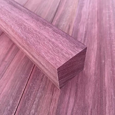Abbildung von ECI Tools Kantholz Purple Heart Amaranth Kantel 40x40mm Länge nach Wahl, (1 Stück)