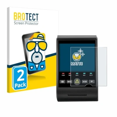 Abbildung von BROTECT Entspiegelungs Schutzfolie für VIOFO A229 PRO (2 Stück) Matte Displayschutz Folie, Anti Reflex, Fingerprint