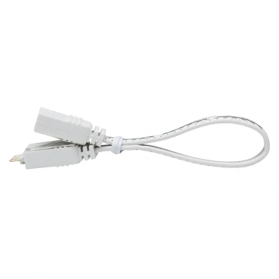 Abbildung von Paulmann 70576 MaxLED Verbindungskabel für LED Strip 10 cm Verlängerungskabel Stripe Zubehör Überbrückung Weiß Ausgleich von Unebenheiten 5 Polig
