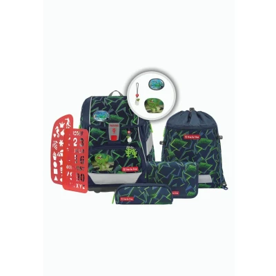 Abbildung von Step by 2 IN 1 PLUS Pegasus Emily Schulranzen Set für Kinder, Größe: One Size, Wild t rex taro