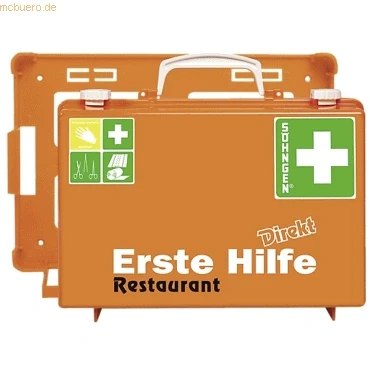Abbildung von Söhngen Erste Hilfe Koffer Direkt Restaurant orange