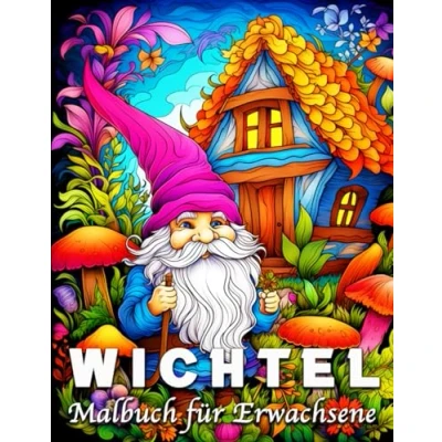 Abbildung von Wichtel Malbuch: 50 Fantasy Zwerge Illustrationen für Stressabbau und Entspannung