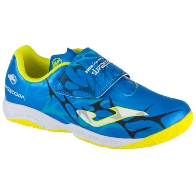 Abbildung von Joma Super COPA JR BALL Unisex Fußballschuh Halle für Kinder, Größe: 35, Blue Schuhe