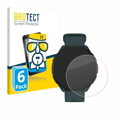 Abbildung von BROTECT Schutzglas für Polar Pacer (6 Stück) Schutzfolie Panzer Folie Glas [Extrem Kratzfest 9H, Anti Fingerprint, Ultra Transparent]