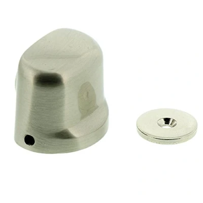 Abbildung von Burg Wächter Magnet Türstopper für Bodenmontage, Inkl. Befestigungsmaterial, Haltekraft: ca. 6 kg, TBM 2430 Ni SB, Edelstahl Optik