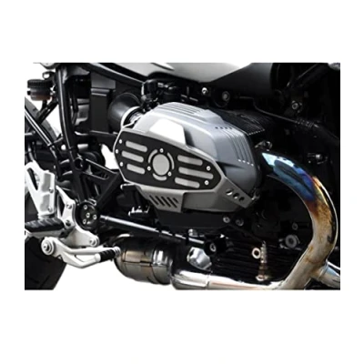 Abbildung von Zieger Zylinderschutz Alu silber/schwarz für BMW R nineT, 1200 AC