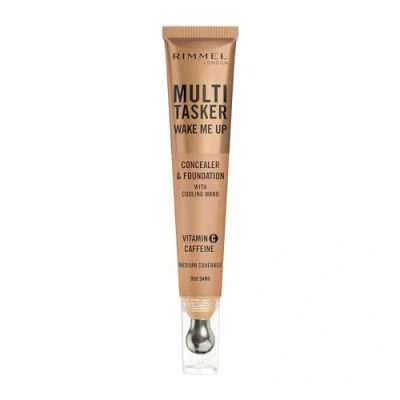 Abbildung von Rimmel Multi Tasker Wake Me Up Foundation and Concealer 20ml (Various Shades) 050 Sand