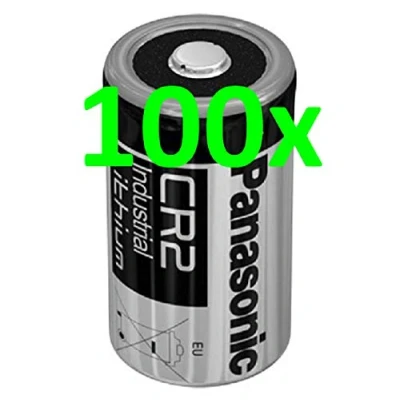 Abbildung von 100x Lithium Batterie CR2 3V 850mAh CR17355, DLCR2, EL1CR2, CR15H270 AKKUman Set (100er)