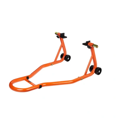 Abbildung von Hi Q Tools Montageständer V hinten orange mit Winkelaufnahme