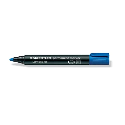 Abbildung von Staedtler Permanentmarker Lumocolor 2mm blau