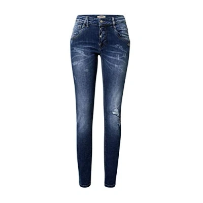 Abbildung von GANG Relax fit Jeans 94GERDA mit halb offener Knopfleiste
