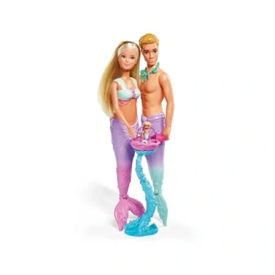 Abbildung von SIMBA Anziehpuppe Steffi Love, Mermaid Family, mit Kevin