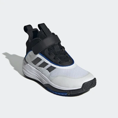 Abbildung von adidas Performance Ownthegame 3.0 Unisex Basketballschuh für Kinder, Größe: 28, Footwear white/core black Schuhe