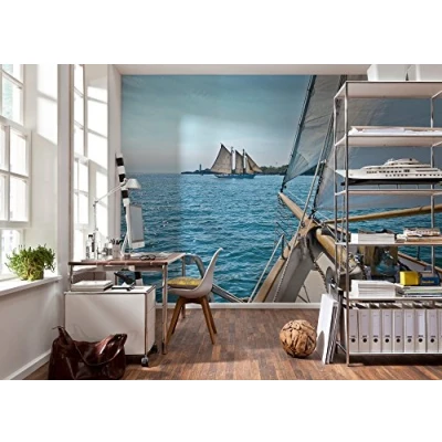 Abbildung von Komar Fototapete &quot;Sailing&quot;, 368x254 cm (Breite x Höhe), inklusive Kleister