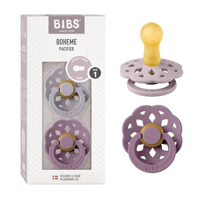 Abbildung von BIBS Boheme 2 Pack Fossil Grey/Mauve Spenen Maat 1