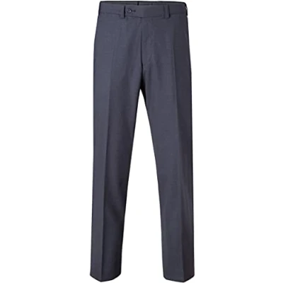 Abbildung von Eurex by Brax Herren Jan Flatfront Schurwollmix Hose, Mid Grey, W40/L34 (Herstellergröße: 56)