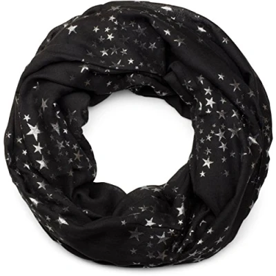 Abbildung von styleBREAKER Loop, (1 St), Loop Schal mit Metallic Sterne Print