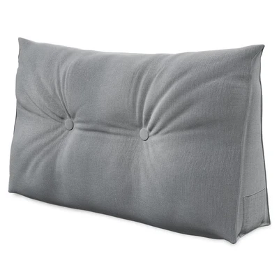 Abbildung von aktivshop Rückenkissen mit praktischem Seitenfach, für Bett und Sofa geeignet