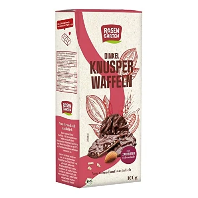 Abbildung von Rosengarten Dinkel Knusperwaffeln, Zartbitter, 100g (3)