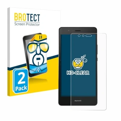 Abbildung von BROTECT (2 Stück Schutzfolie für Huawei P9 Displayschutz Folie Ultra Klar