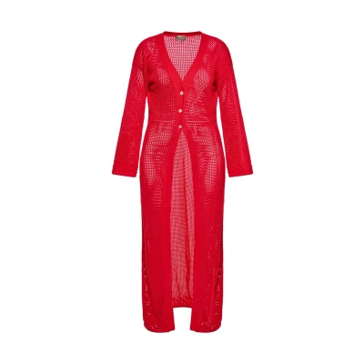 Abbildung von myMo Cobranded WITH Ebeeza Strickjacke, Damen, Größe: 42, Rot