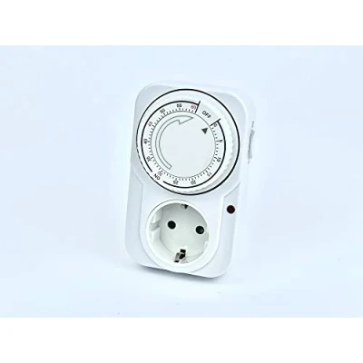 Abbildung von edi tronic Countdown Zeitschaltuhr 60 min Schaltuhr 230V 3500W Steckdose Timer mechanisch
