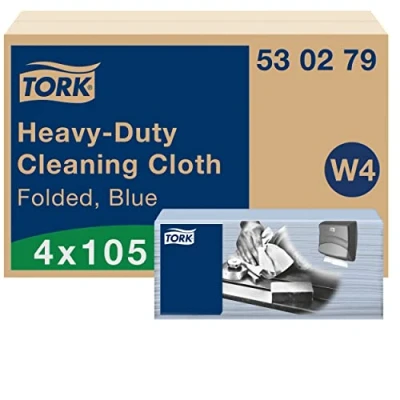 Abbildung von Vliesstofftuch 35.5x41.5cm blau 1lagig 4x105 Stück (480121)