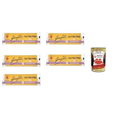 Abbildung von 5x Linguine 400 g Senza Glutine Glutin free, glutenfrei Pasta Noodles + Italian Gourmet Polpa