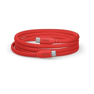 Abbildung von RØDE SC17 USB C auf Flachkabel (1,5 m, Rot)