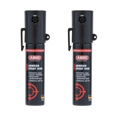 Abbildung von ABUS Camping Gas Abwehrspray SDS80 Mini zur Selbstverteidigung bei Tierangriffen
