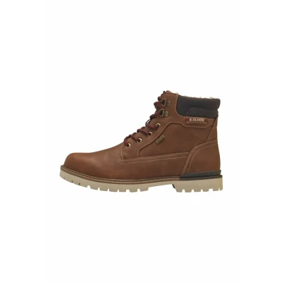 Abbildung von s.Oliver Stiefelette Lederimitat Schnürstiefelette
