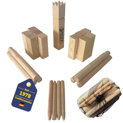 Abbildung von Best Sporting Spielzeug Gartenset Kubb Spiel Nordmann Schach Wikinger aus Holz