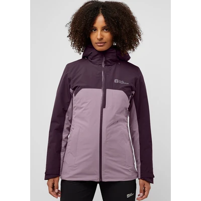 Abbildung von Jack Wolfskin Damen Hunberg 3in1 Jkt W, Wild Blossom, L EU