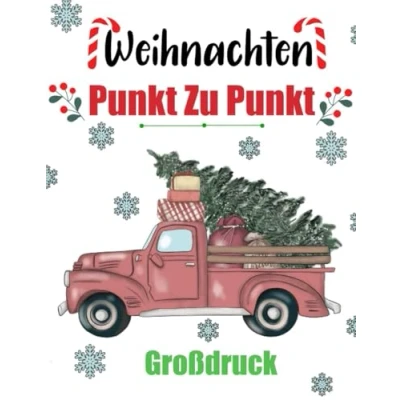Abbildung von Weihnachten Punkt zu Punkt: Großdruck Winter für Erwachsene und Senioren