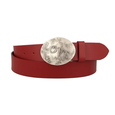 Abbildung von MGM Damen Love Gürtel, Rot (DKL.rot asi 4), 85 cm