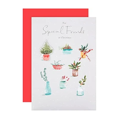 Abbildung von Hallmark Weihnachtskarte für besondere Freunde, modernes Design von Lucy Cromwell