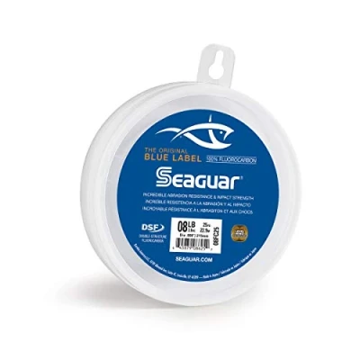Abbildung von Seaguar Unisex Erwachsene Blue Label Fluorocarbon Angelschnurvorfach, farblos, 8lbs/25yds