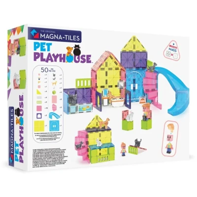 Abbildung von Magna Tiles Haustiere Spielhaus (50Stück)